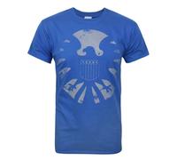Marvel SHIELD Azul Avengers Logo Camiseta de manga corta Hombres