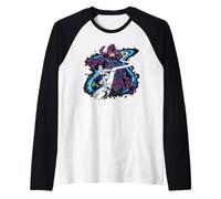 Marvel Silver Surfer and Galactus Retro Vintage Comic Style Camiseta Manga Raglan