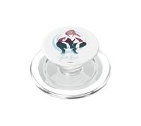 Marvel Spider-Gwen Crouching Abstract Swirl PopSockets PopGrip para MagSafe