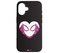 Marvel Spider-Gwen Ghost Spider - Máscara de corazón para el día de San Valentín Carcasa para iPhone 16