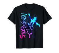 Marvel Spider-Gwen Neon Gradient Web Camiseta