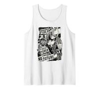 Marvel Spider-Man Anarchic Spider-Punk with Great Power Camiseta sin Mangas, Hombre, Blanco, L