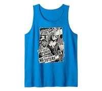 Marvel Spider-Man Anarchic Spider-Punk with Great Power Camiseta sin Mangas, Hombre, Zafiro, M