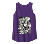 Marvel Spider-Man Anarchic Spider-Punk with Great Power Camiseta sin Mangas, Mujer, Morado, L