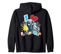 Marvel Spider-Man: BND Movie 2026 I Love Spider-Man Collage Sudadera con Capucha