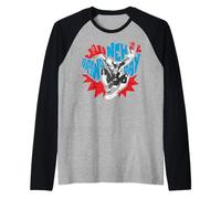 Marvel Spider-Man: Brand New Day Pop Art Spidey and Skyline Camiseta Manga Raglan