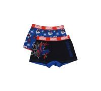 Marvel Spider-Man - Calzoncillos tipo bóxer para niño, algodón, multicolor, paquete de 2 unidades, Set 2, 6-8 anni