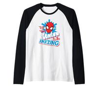 Marvel Spider-Man Christmas 'Tis The Season to be Amazing Camiseta Manga Raglan