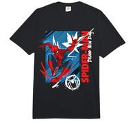 Marvel Spider-Man: Day Comic Panel of Spider-Man Comfort Colors Adult Heavyweight T-Shirt