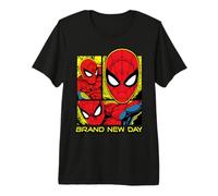 Marvel Spider-Man: Day Comic Panels of Spider-Man Camiseta Premium