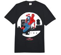 Marvel Spider-Man: Day Minimalistic Spider-Man Art Comfort Colors Adult Heavyweight T-Shirt