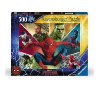 Marvel Spider-Man Day Ravensburger Puzzle - 500 Piece Challenging Jigsaw for Puz