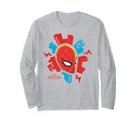 Marvel Spider-Man: Day Spider-Man Mask and City Manga Larga