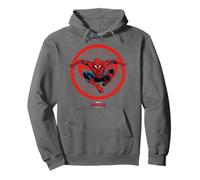 Marvel Spider-Man: Day Spiderman Leaping Thru Web Sudadera con Capucha