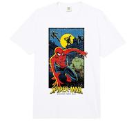 Marvel Spider-Man: Day Spidey Surrounded by Foes Comfort Colors Adult Heavyweight T-Shirt