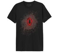Marvel Spider-Man Emblem Web T-Shirt Camiseta, Negro, XL para Hombre