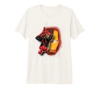 Marvel Spider-Man Far from Home Spidey & Iron-Man Mural Camiseta Premium