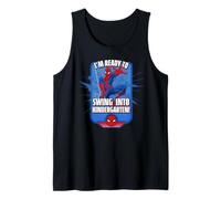 Marvel Spider-Man I'm Ready to Swing Into Kindergarten! Camiseta sin Mangas