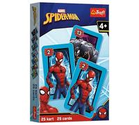 Marvel Spider Man Juego de Cartas LA SOLTERONA para niños, Juego Familiar, Cartas para Jugar Trefl 4+ (Spider-Man)