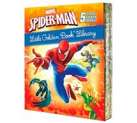 MARVEL SPIDER-MAN LITTLE GOLDEN BOOK LIBRARY: Spider-Man!; Trapped by the Green Goblin; The Big Freeze!; High Voltage!; Night of the Vulture!
