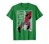 Marvel Spider-Man Marvel Swing Camiseta, Hombre, Verde Kelly, XL