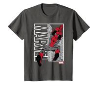 Marvel Spider-Man Marvel Swing Camiseta, Niños, Asfalto, 4 años