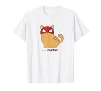 Marvel Spider-Man Miles Morales Game Spider-Cat Meow Camiseta