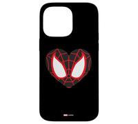 Marvel Spider-Man Miles Morales - Máscara de corazón para el día de San Valentín Carcasa para iPhone 14 Pro Max