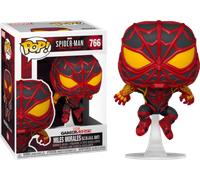 Marvel Spider-Man Millas Morales S. T. R.i.k.e. Suit 9.5cm Pop Vinyl Figura