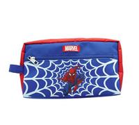 Marvel Spider-Man - Neceser de baño Mediano, Ideal para Almacenamiento y Viaje, para niños, Adolescentes, Adultos, Rojo y Azul, Producto Oficial de Disney/Marvel