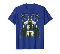 Marvel Spider-Man: No Way Home Doc Ock Hello Peter Camiseta, Hombre, Azul Real, 3XL