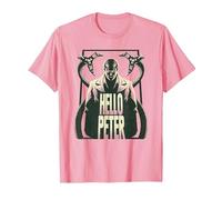 Marvel Spider-Man: No Way Home Doc Ock Hello Peter Camiseta, Hombre, Rosado, L