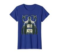 Marvel Spider-Man: No Way Home Doc Ock Hello Peter Camiseta, Mujer, Azul Real, XL