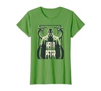 Marvel Spider-Man: No Way Home Doc Ock Hello Peter Camiseta, Mujer, Hierba, M