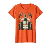 Marvel Spider-Man: No Way Home Doc Ock Hello Peter Camiseta, Mujer, Naranja, XS