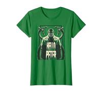 Marvel Spider-Man: No Way Home Doc Ock Hello Peter Camiseta, Mujer, Verde Kelly, XL