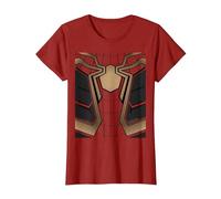 Marvel Spider-Man No Way Home Red Spidey Suit Costume Camiseta, Mujer, Arándano, XXL