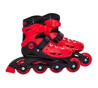 Marvel Spider-Man Patines Ajustables para niño, Seguros, Rojos y Negros (Rojo, 34-37 EU)