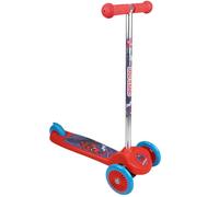 Marvel Spider-Man Patinete de Tres Ruedas, con Equilibrio, Antideslizante, Plegable, hasta 20 kg (Rojo Spider-Man)