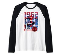 Marvel Spider-Man Since 1962 Iconic Super Hero Camiseta Manga Raglan