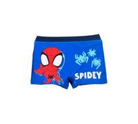Marvel Spider-Man Spidey - Bañador para niños, color rojo o azul, para playa, piscina, lavado a mano, azul, 92