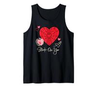 Marvel Spider-Man Stuck On You Valentine's Day Heart Camiseta sin Mangas