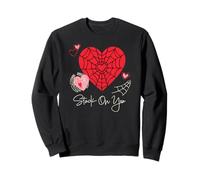 Marvel Spider-Man Stuck On You Valentine's Day Heart Sudadera