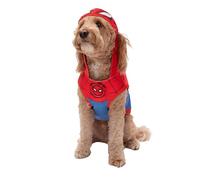 MARVEL Spider-Man - Sudadera con capucha para mascotas, sin mangas, con diseño de disfraz (talla S)
