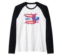 Marvel Spider-Man Swinging into 3rd Grade Back to School Camiseta Manga Raglan