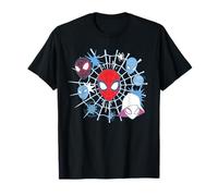 Marvel Spider-Man Team Spidey Big Face Collage Camiseta