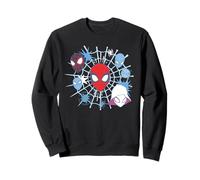 Marvel Spider-Man Team Spidey Big Face Collage Sudadera