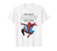 Marvel Spider-Man The Most Amazing Dad Ever Día del Padre Camiseta
