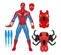 Marvel Spider-Man Thwip Blast Spider-Man Figura de acción con Accesorios, Juguetes de superhéroe a Escala de 11 Pulgadas para niños a Partir de 4 años