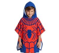 Marvel Spider-Man Toalla Poncho para Niños, Toalla de Playa, Toalla de Baño con Capucha, Toalla Natación Infantil
